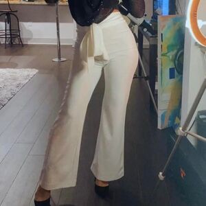 Windsor Women's White and Cream Trousers